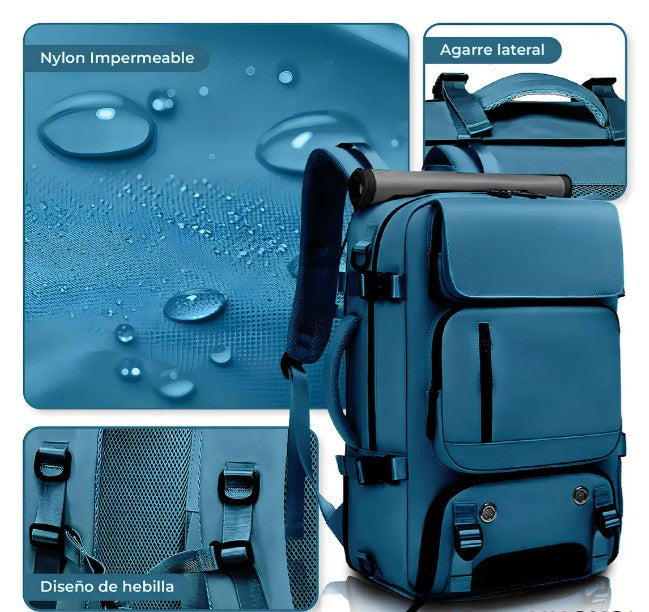 MOCHILA MULTICOMPARTIMENTO VIAJE IMPERME
