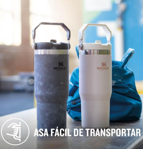 TERMO FLIP STRAW 30 ONZ ACERO INOXIDABLE