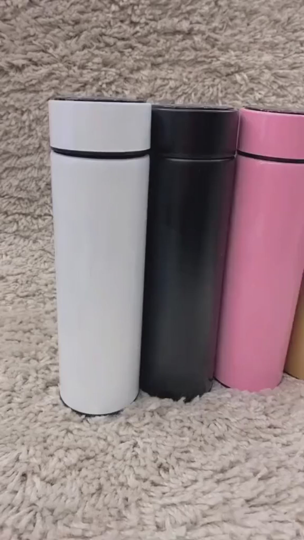 🔥❄️ Termo Inteligente con Medidor LED de Temperatura – Acero Inoxidable 304 (500 ml)