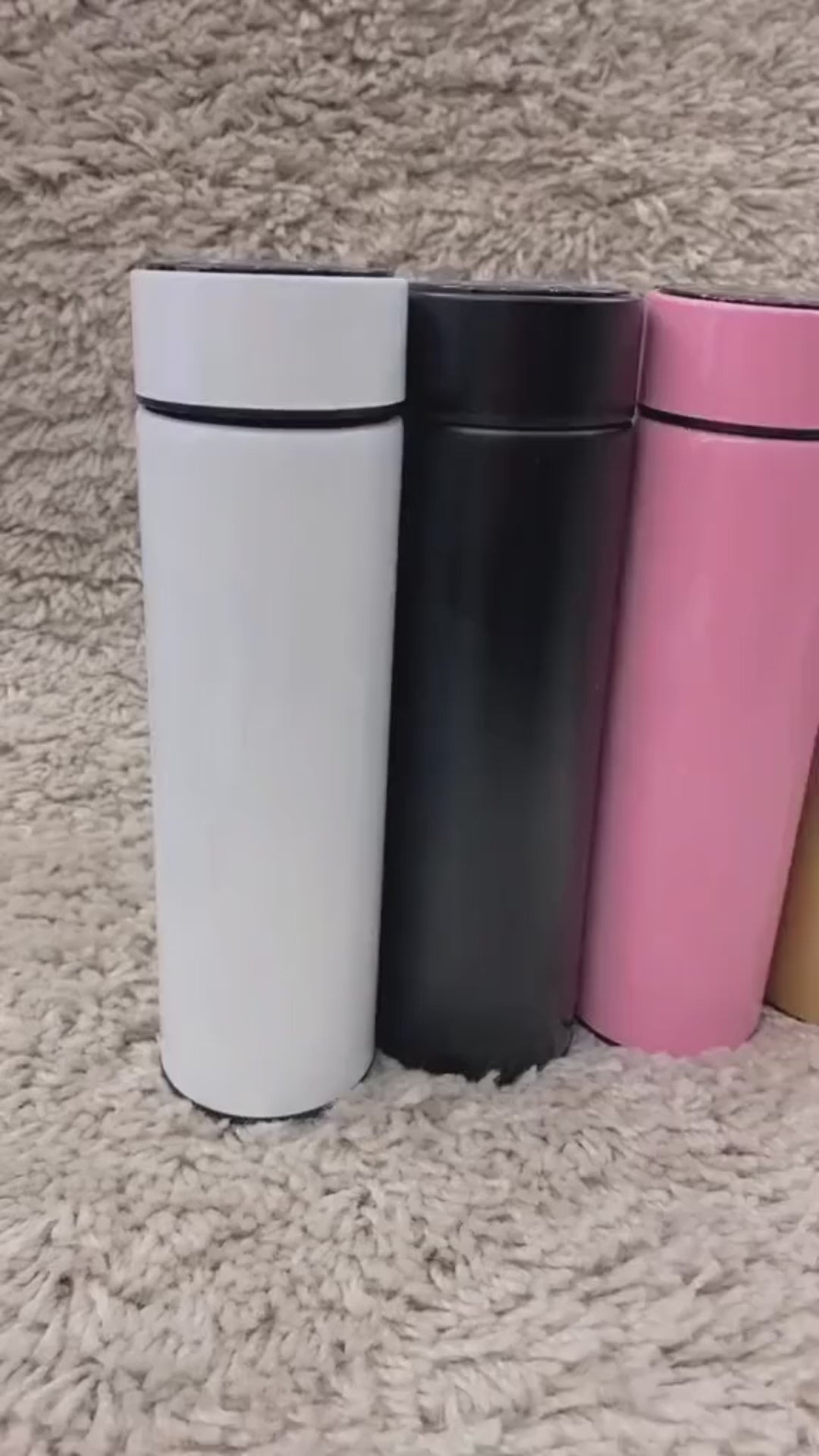 🔥❄️ Termo Inteligente con Medidor LED de Temperatura – Acero Inoxidable 304 (500 ml)